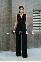 V-Neck Slim Fit Acetate Vest
