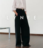 Wide-Leg Tailored Pants