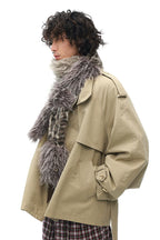 Cute Serpentine Snake Pattern Vintage Scarf – Versatile & Playful Accessory