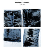FVVO Flocked Slant Fly Jeans