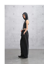 Summer Slim-Fit Sleeveless Hooded Romper T-Shirt