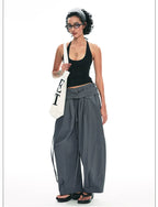 Summer Loose Wide-Leg Balloon Pants