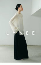 Elegant Satin Fishtail Skirt