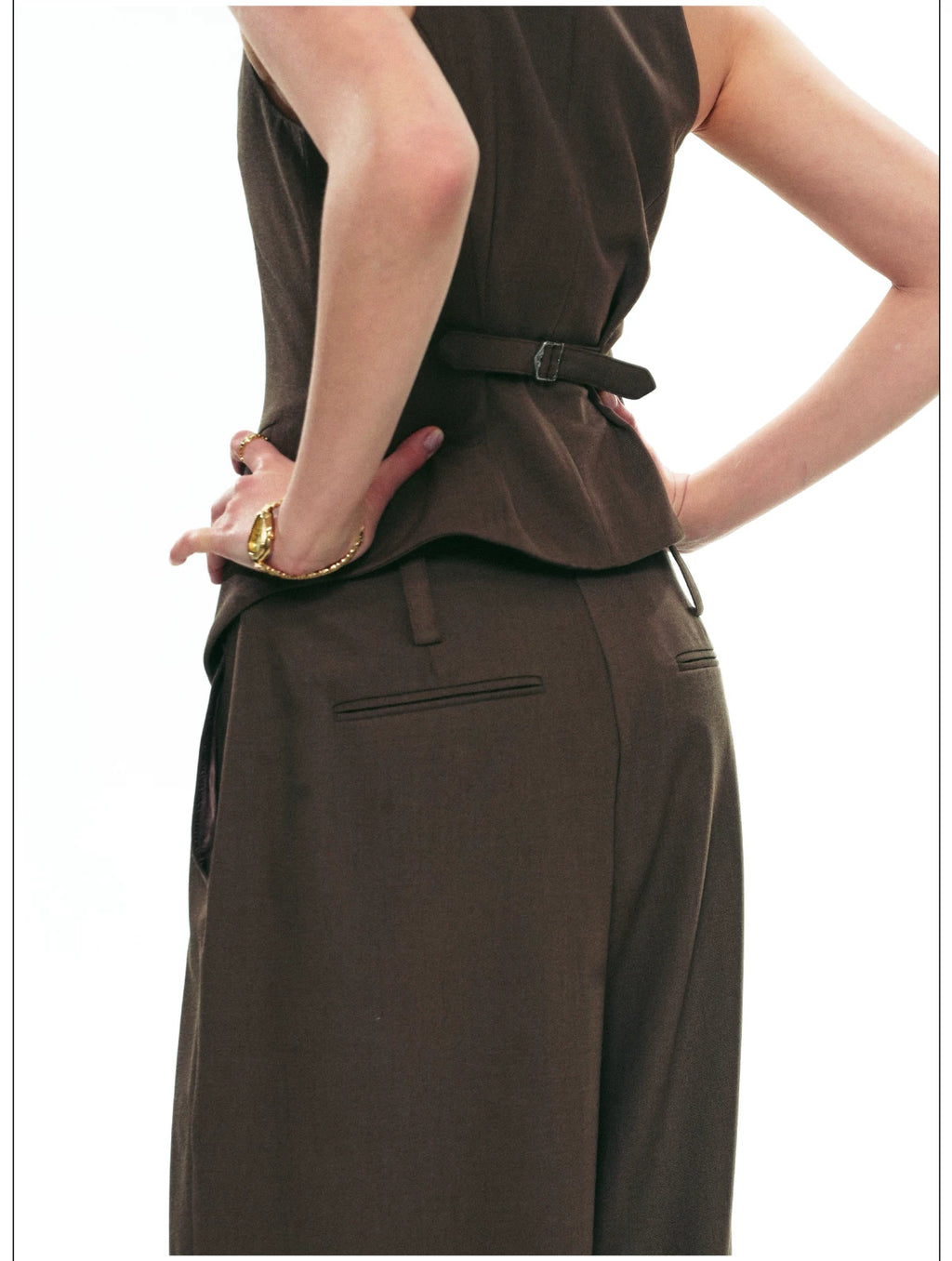 French-Inspired Designer Pants Set