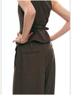 French-Inspired Designer Pants Set