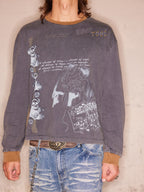Studded Graphic L-S Tee