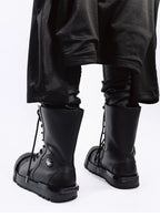 R/F “Ironclad Beetle” PU Leather Boots – Worn by CORTIS