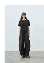 Summer Loose Casual Asymmetrical Cropped T-Shirt