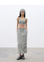 Loose Casual Outdoor Pleated Functional Straight Skirt