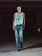 Selveged Distressed Denim