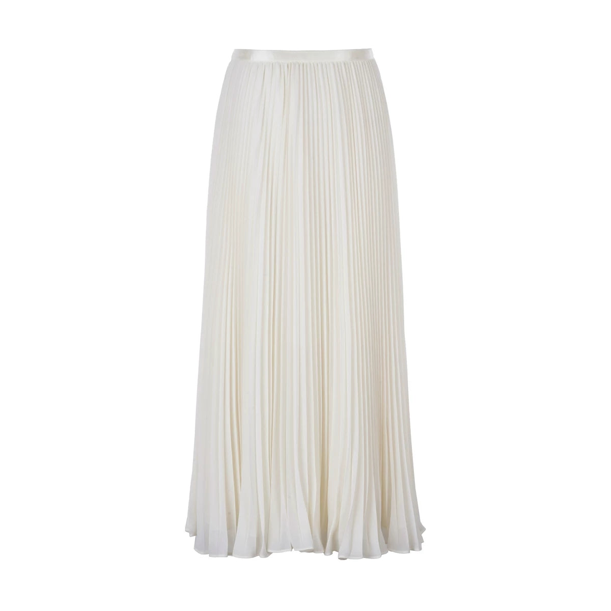 Elegant Chiffon Pleated A-Line Maxi Skirt Main image