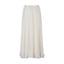 Elegant Chiffon Pleated A-Line Maxi Skirt