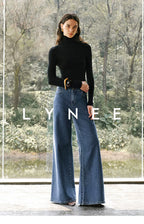 High-Waisted Wide-Leg Jeans