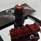 Gothic Snake & Rose Scented Candle