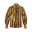 French Vintage Velvet Drop-Shoulder Long Sleeve Shirt