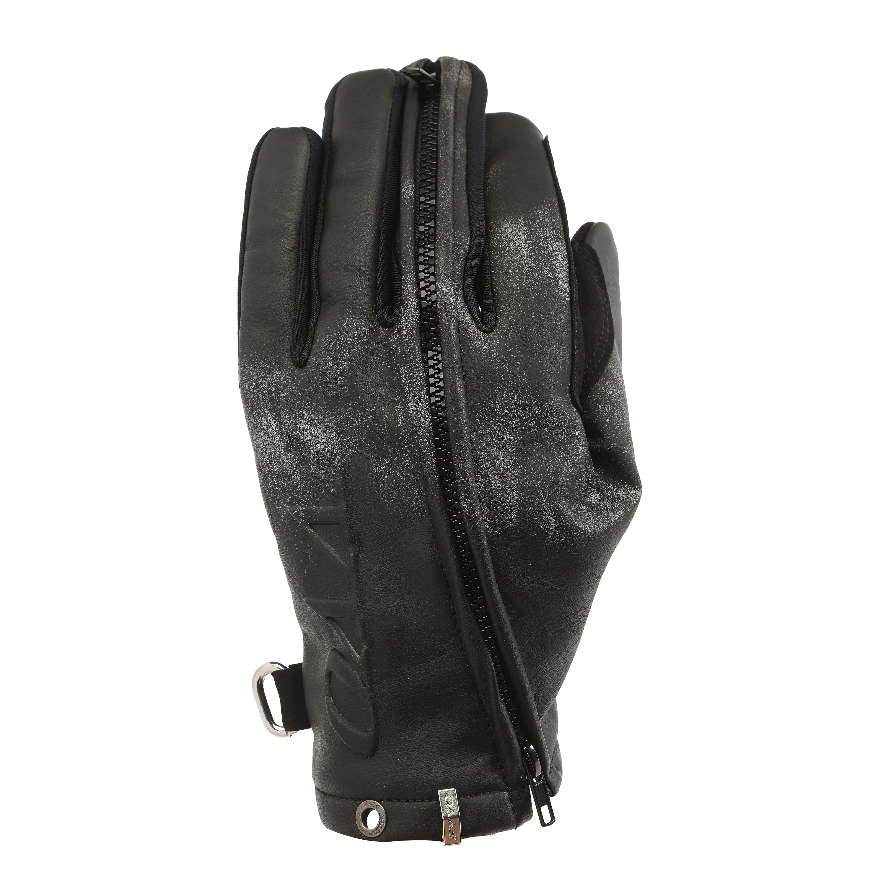 FVVO Zippered Leather Gloves