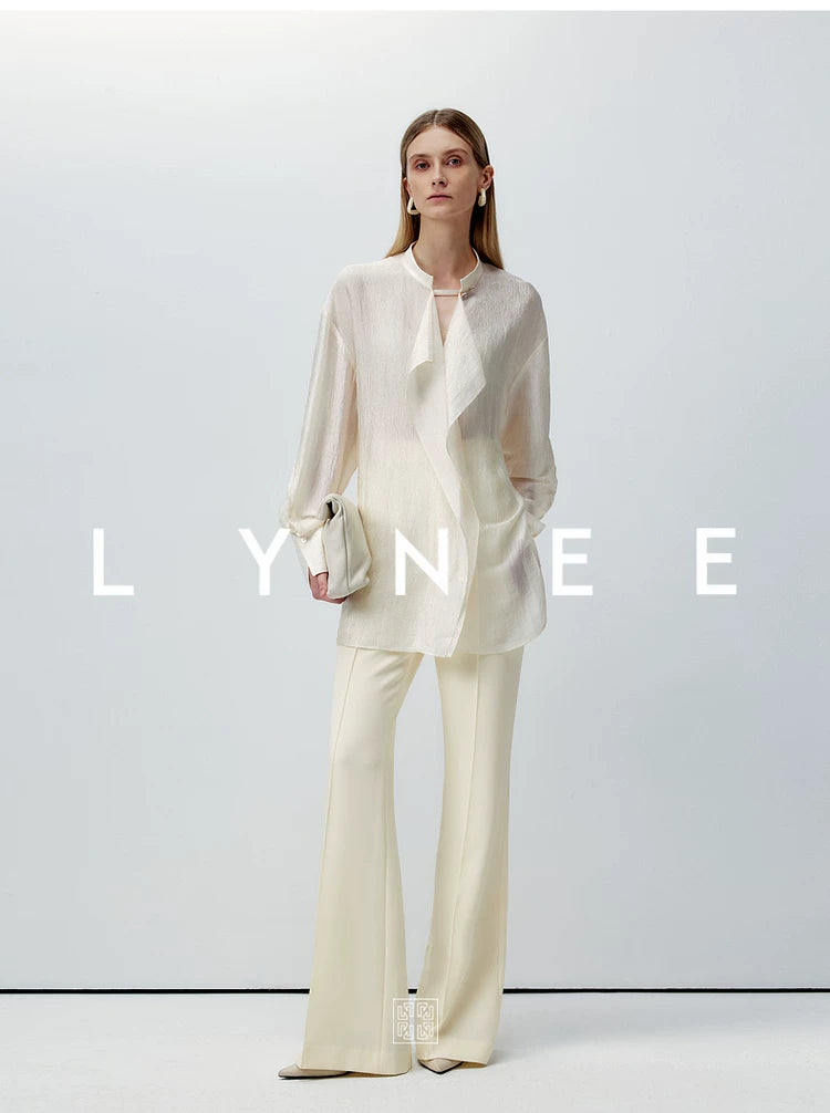 Tailored Blazer & Flared Pants Set