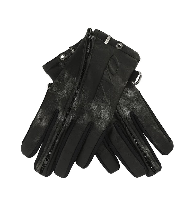 FVVO Zippered Leather Gloves Secondary image
