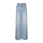 High-Waisted Wide-Leg Jeans