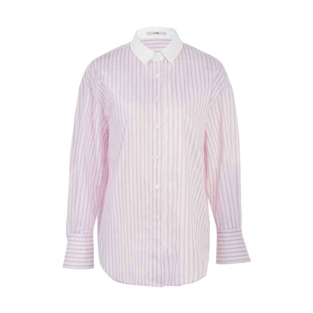 Striped Cotton Blend Shirt