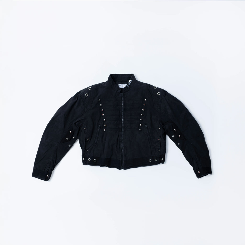 FVVO Quilted Cropped Biker Jacket