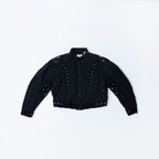 FVVO Quilted Cropped Biker Jacket