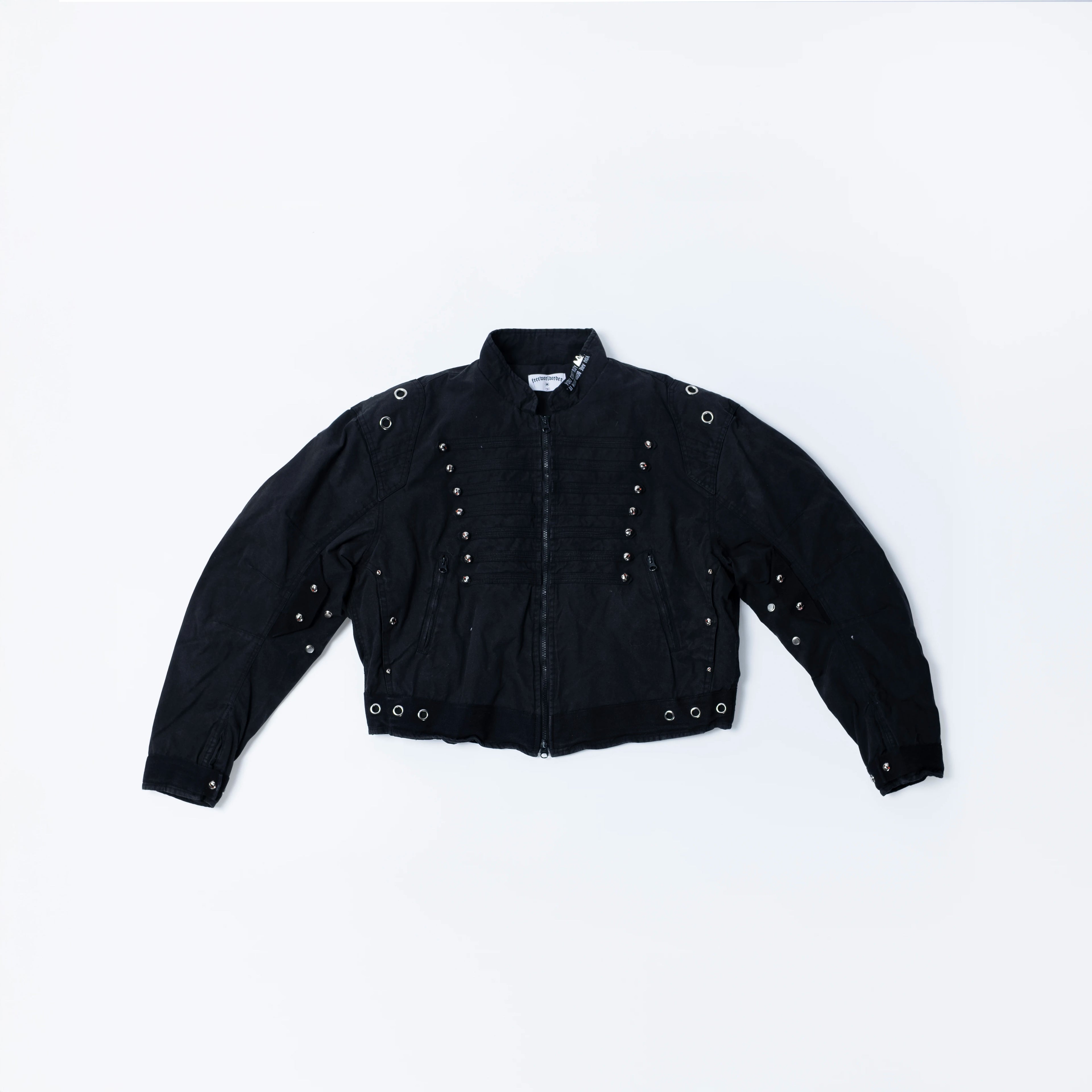 FVVO Quilted Cropped Biker Jacket