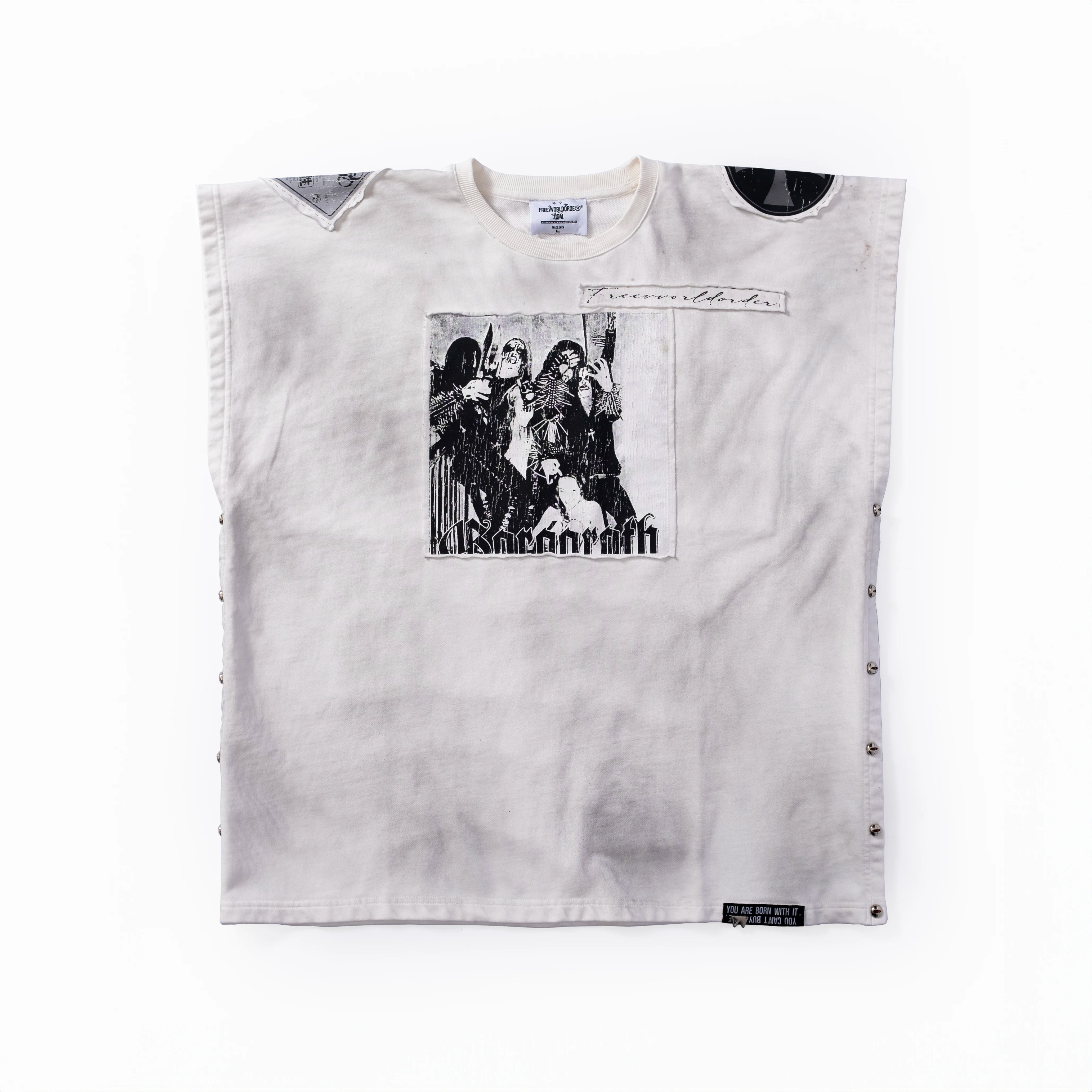 FVVO “whoop” Appliqué Washed Vest Main image