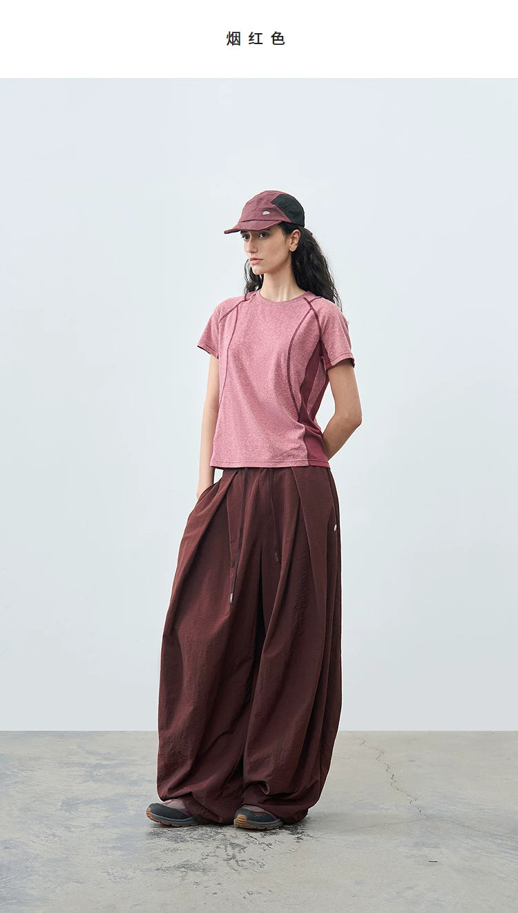 Slim Fit Casual T-Shirt with Panel Detailing