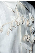 French Orchid Satin Relaxed-Fit Shirt