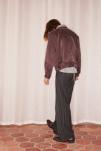 Belted Cupro Jacket