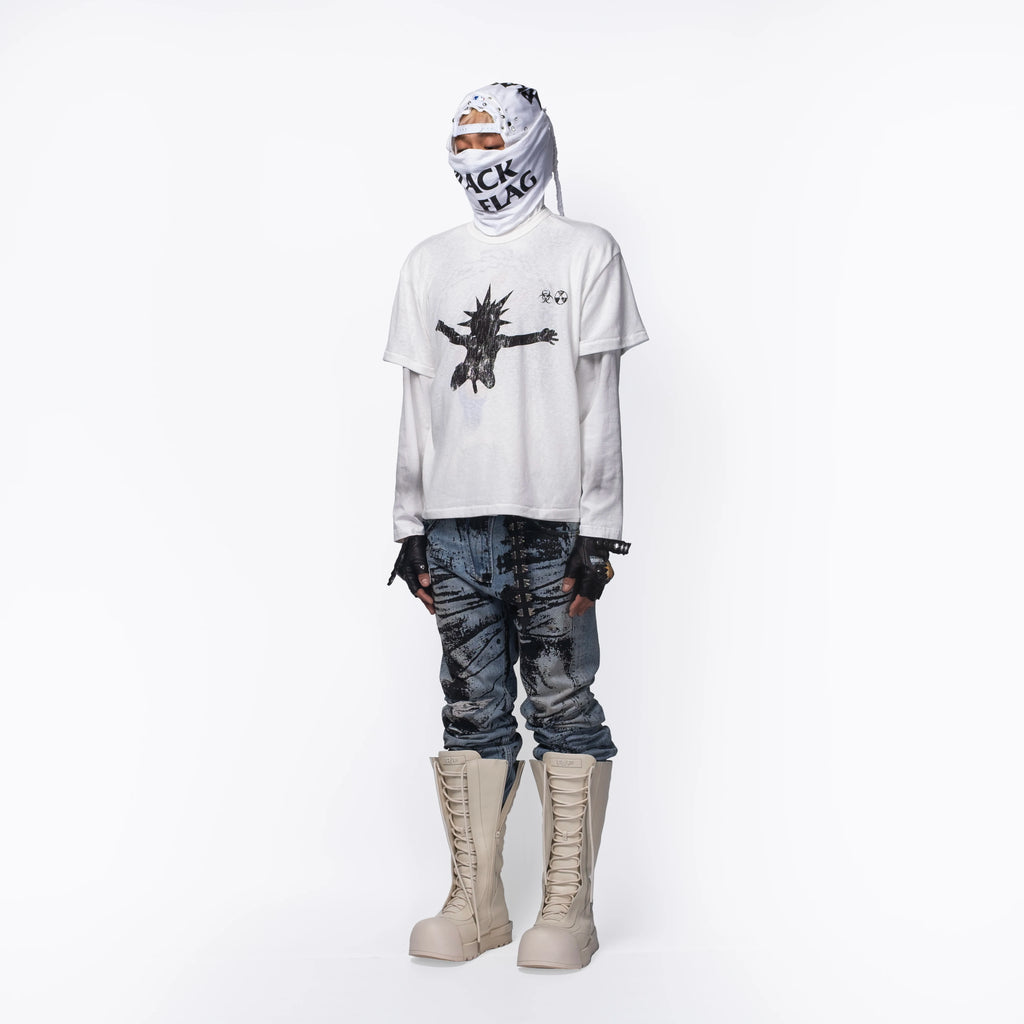 FVVO Punk Free Guys Graphic Print T-Shirt