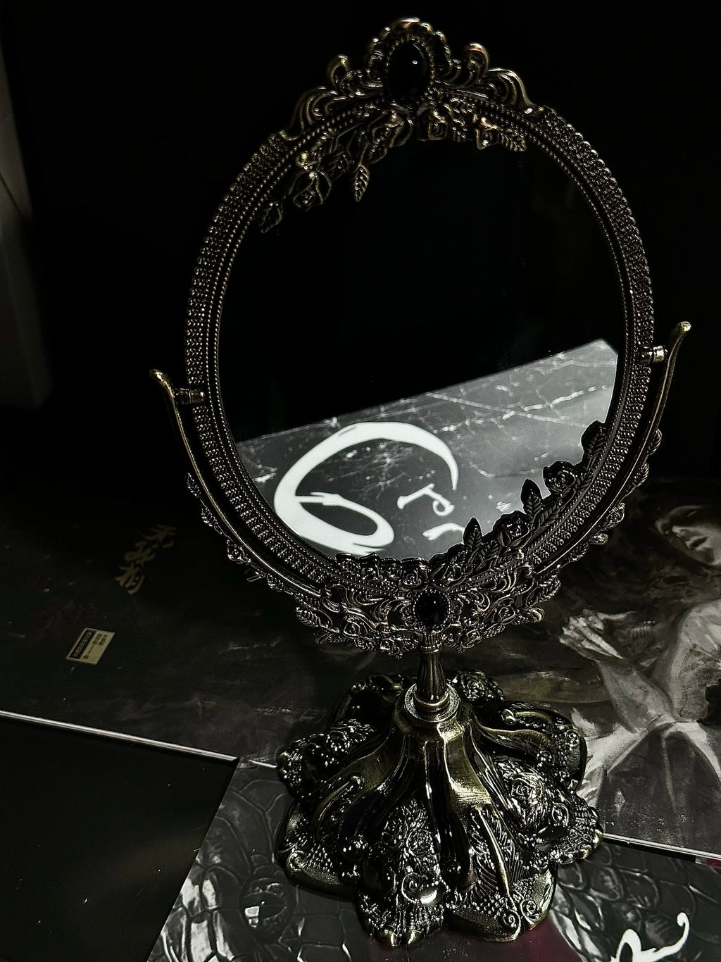 Medieval Diamond Mirror