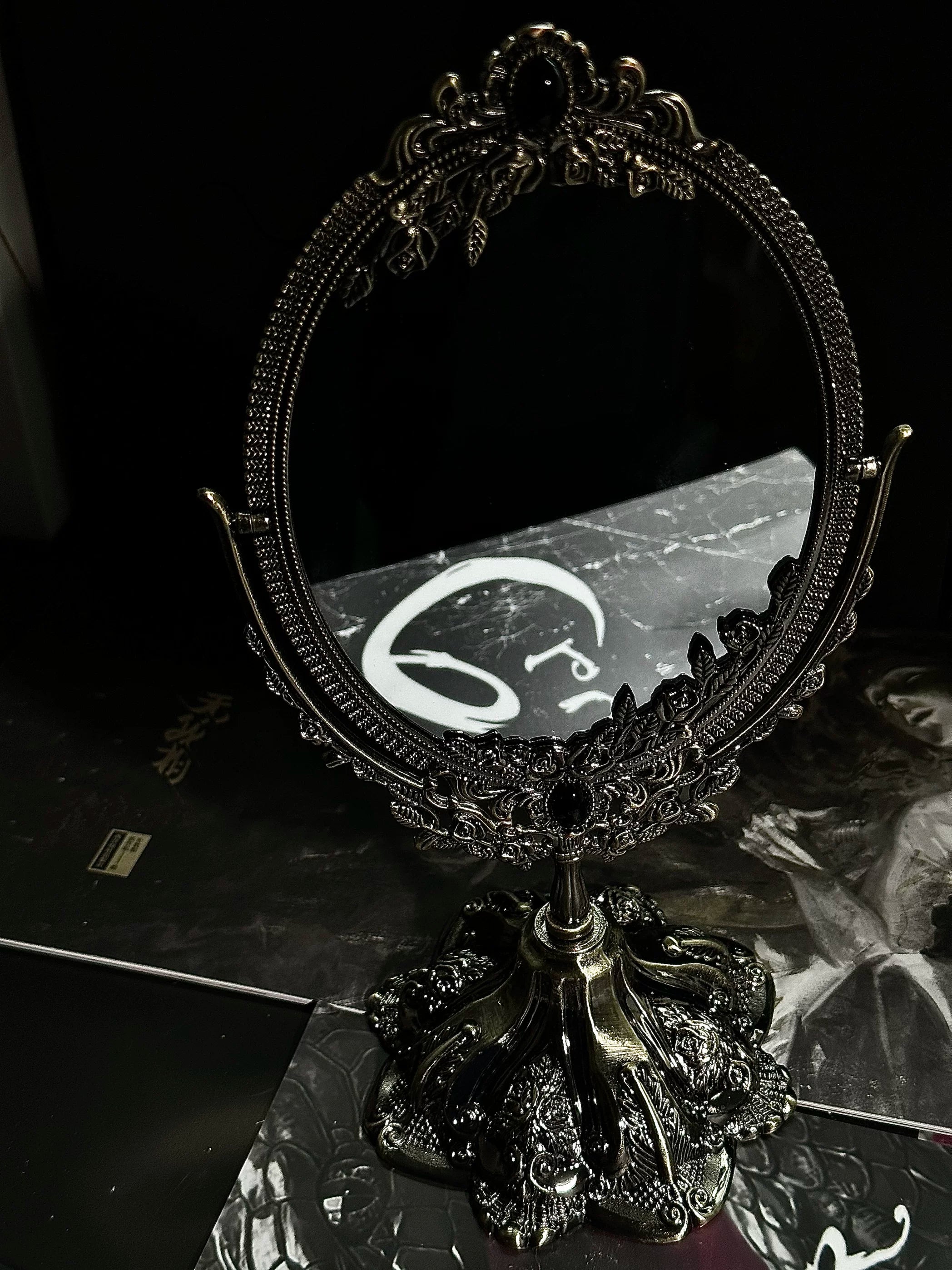Medieval Diamond Mirror