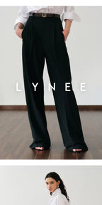 Wide-Leg Tailored Pants
