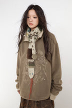 Cute Serpentine Snake Pattern Vintage Scarf – Versatile & Playful Accessory