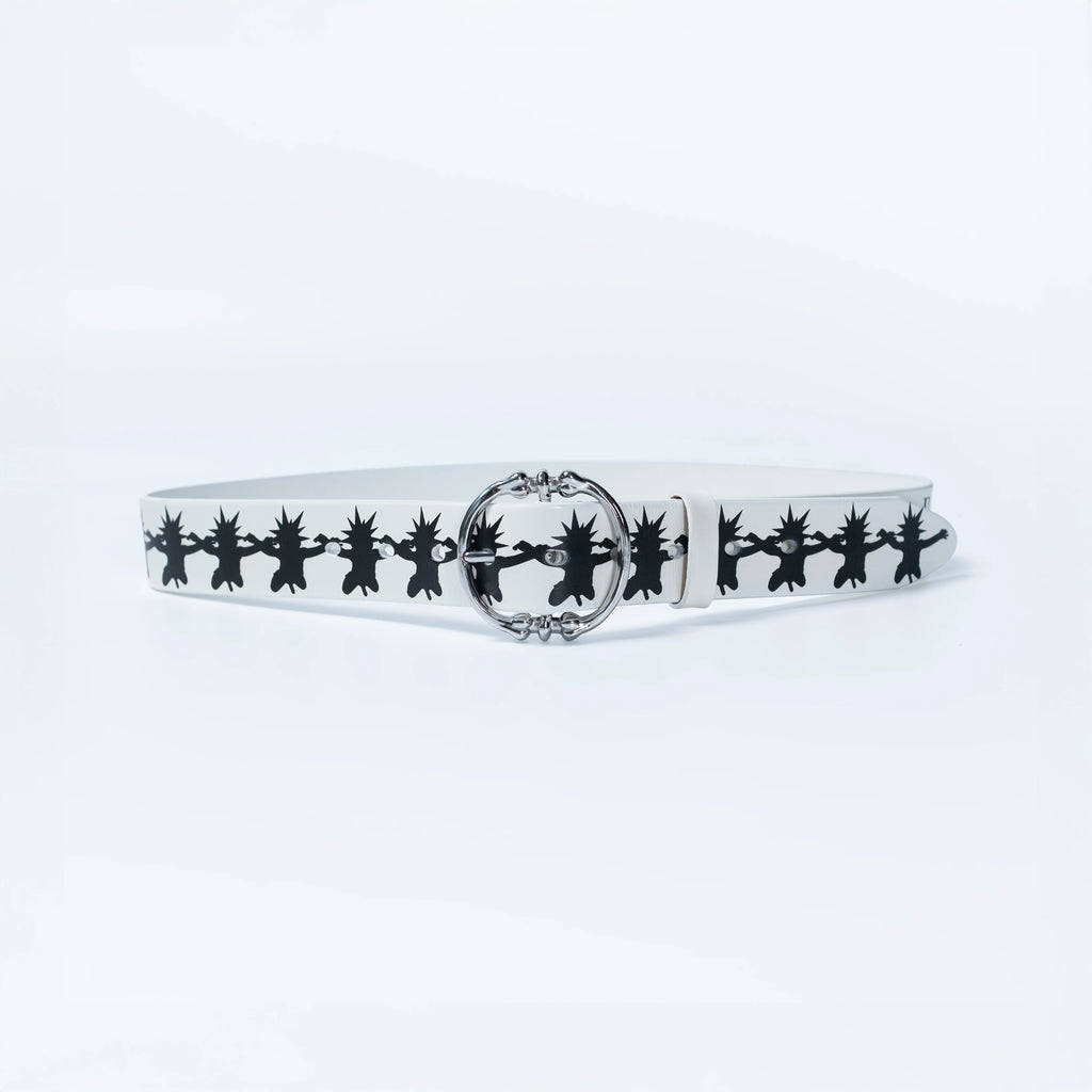 FVVO Skull Ring Punk Leather Belt