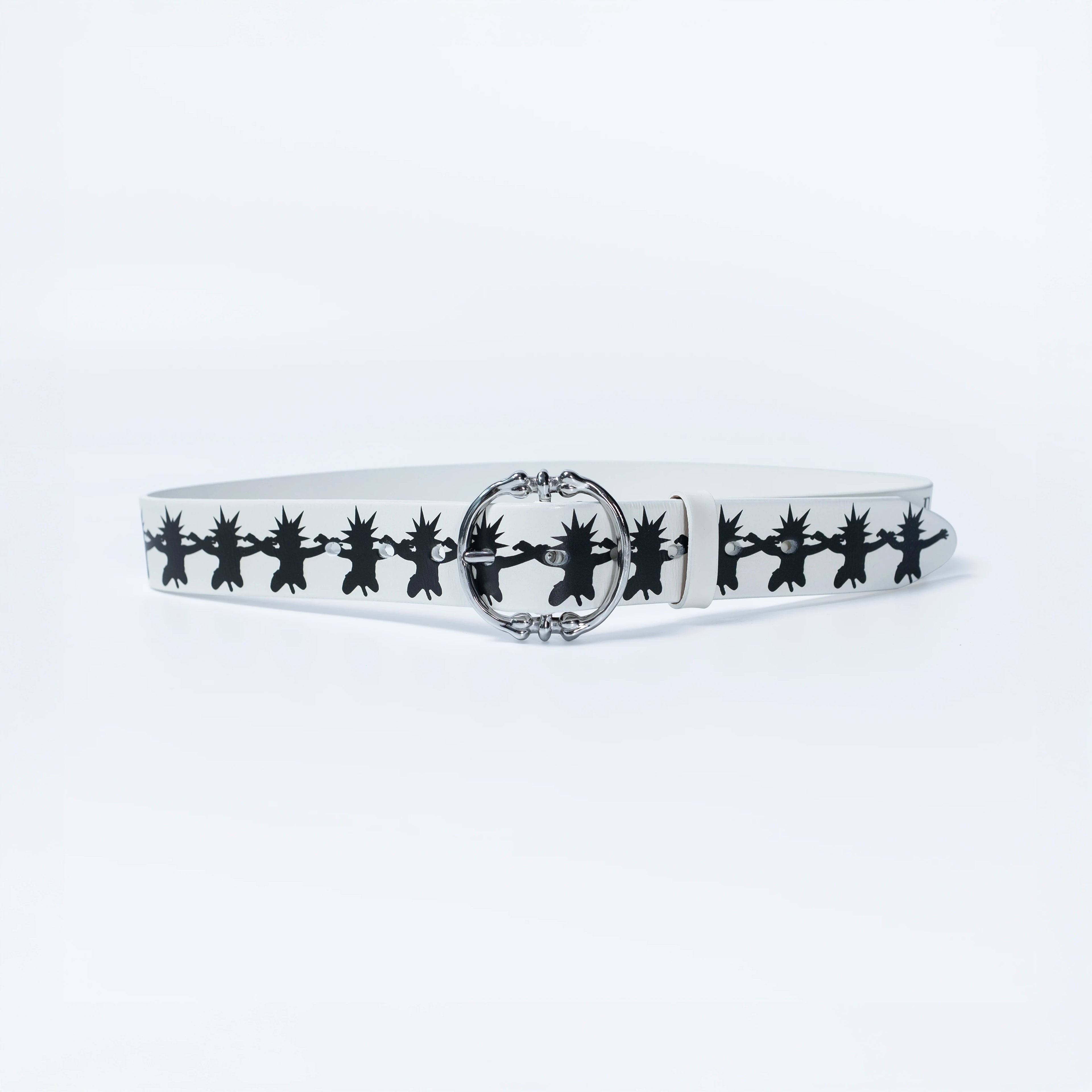 FVVO Skull Ring Punk Leather Belt