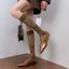 Coffee Brown Crew Socks