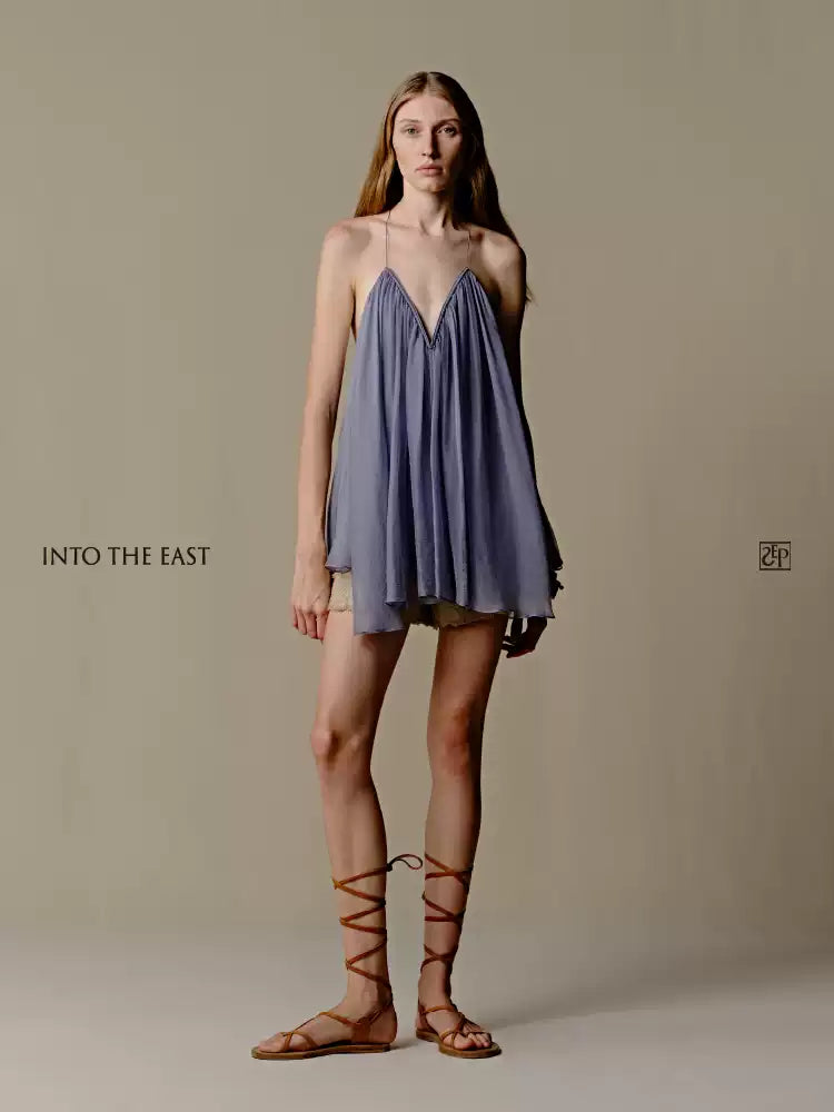 Mulberry Silk Deep V-Neck Camisole Top