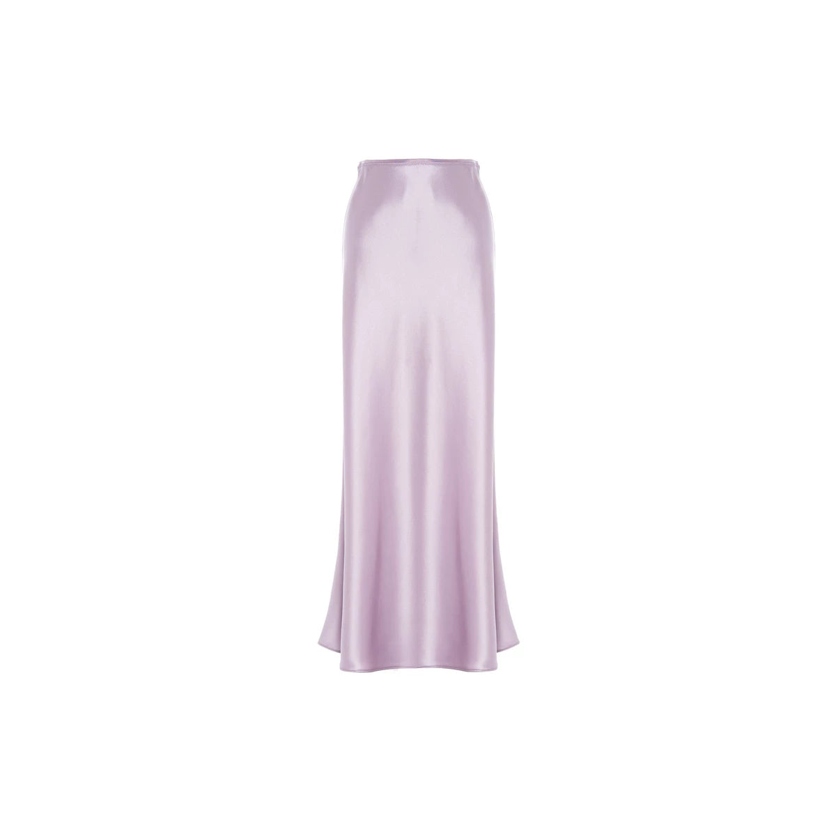 Elegant Satin Fishtail Skirt