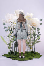 Vintage Jacquard Reversible Cropped Vest