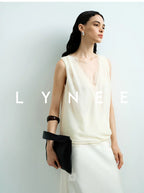 Acetate Satin Lace Cami Top