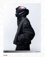 FVVO Quilted Cropped Biker Jacket