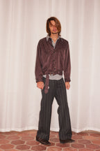 Belted Cupro Jacket