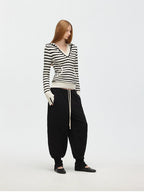 Relaxed Drawstring Jogger Sweatpants