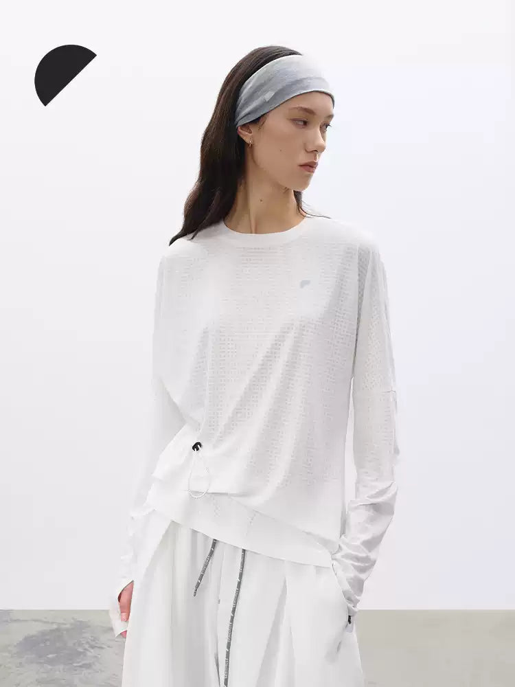 Loose Casual Asymmetrical Ruched T-Shirt