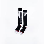 “FVVO.COM” Jacquard Knee-High Socks