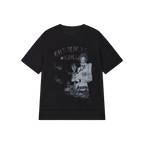 NANA Collaboration Vintage Loose Fit Printed Embroidered Short Sleeve T-Shirt