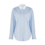 Striped Cotton Blend Shirt